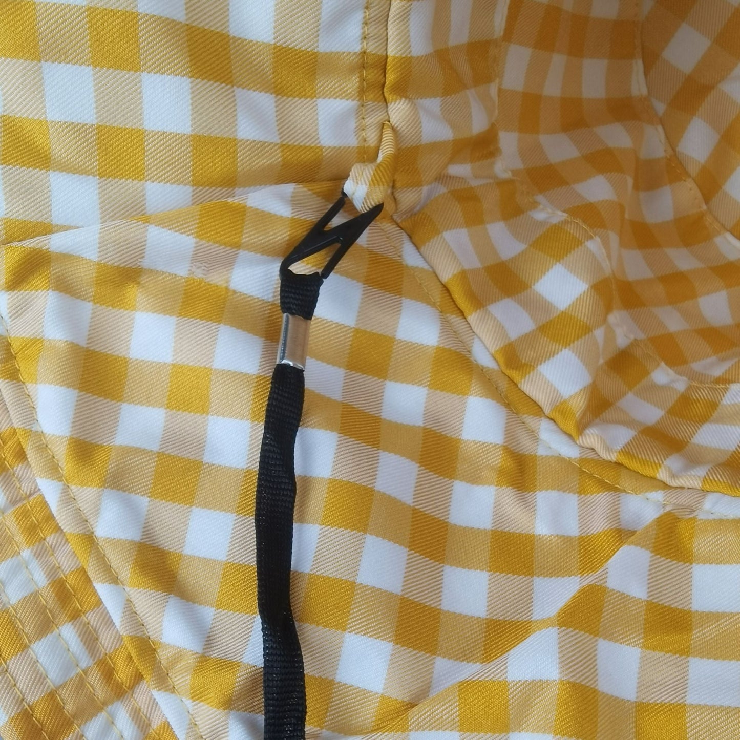 Anna-Kaci Women's Reversible Checkered Bucket Hat with Chin Strap