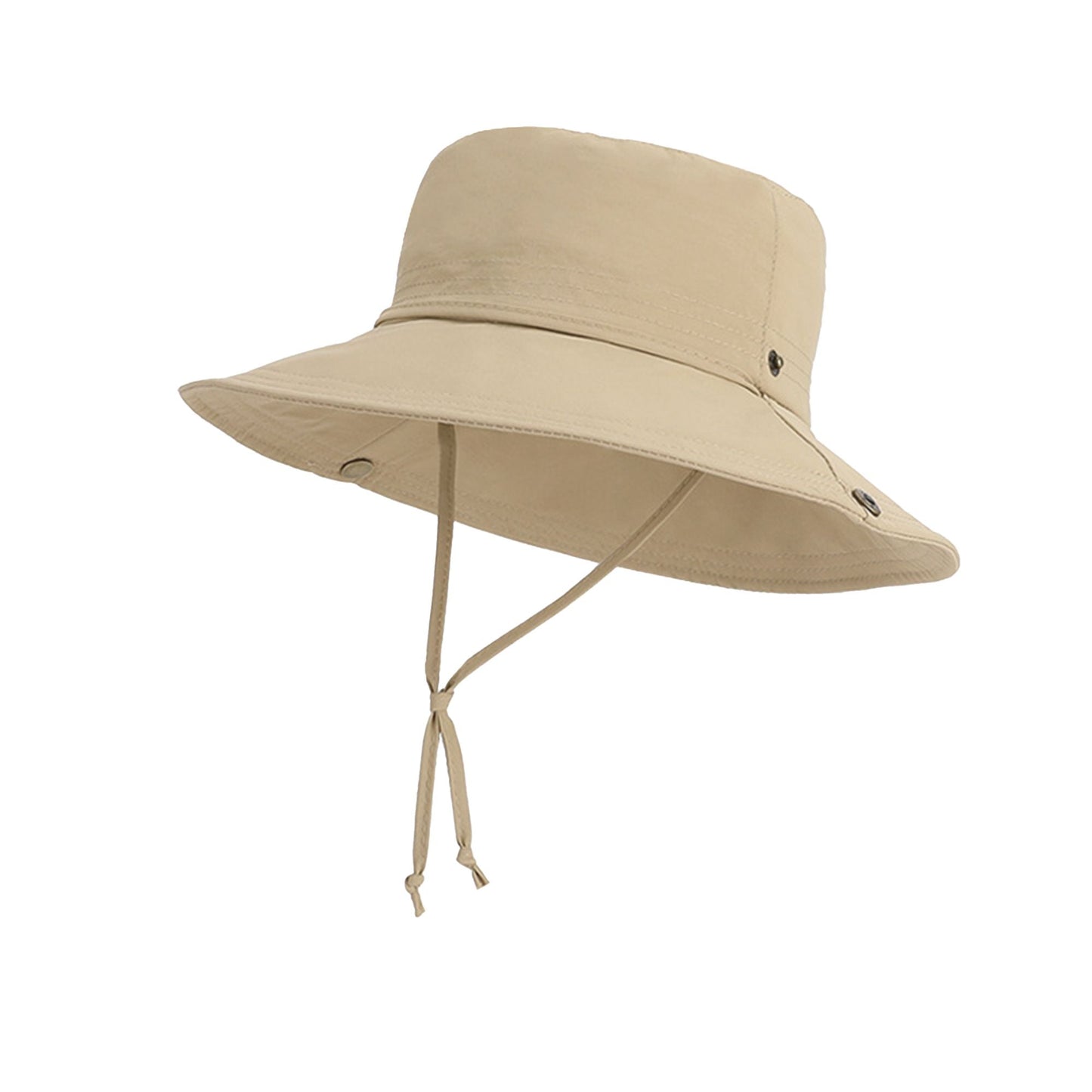 Anna-Kaci Foldable Wide Brim Bucket Hat with Chin Strap for Sun Protection and Outdoor Hiking Travel Beach Adventures