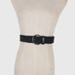 Anna-Kaci Chic Woven Womens Belt with Alloy Buckle