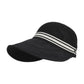 Anna-Kaci Breathable Mesh Sun Visor Cap with Ponytail Slot Adjustable Strap and Wide Brim for Outdoor Hiking and Summer Travel