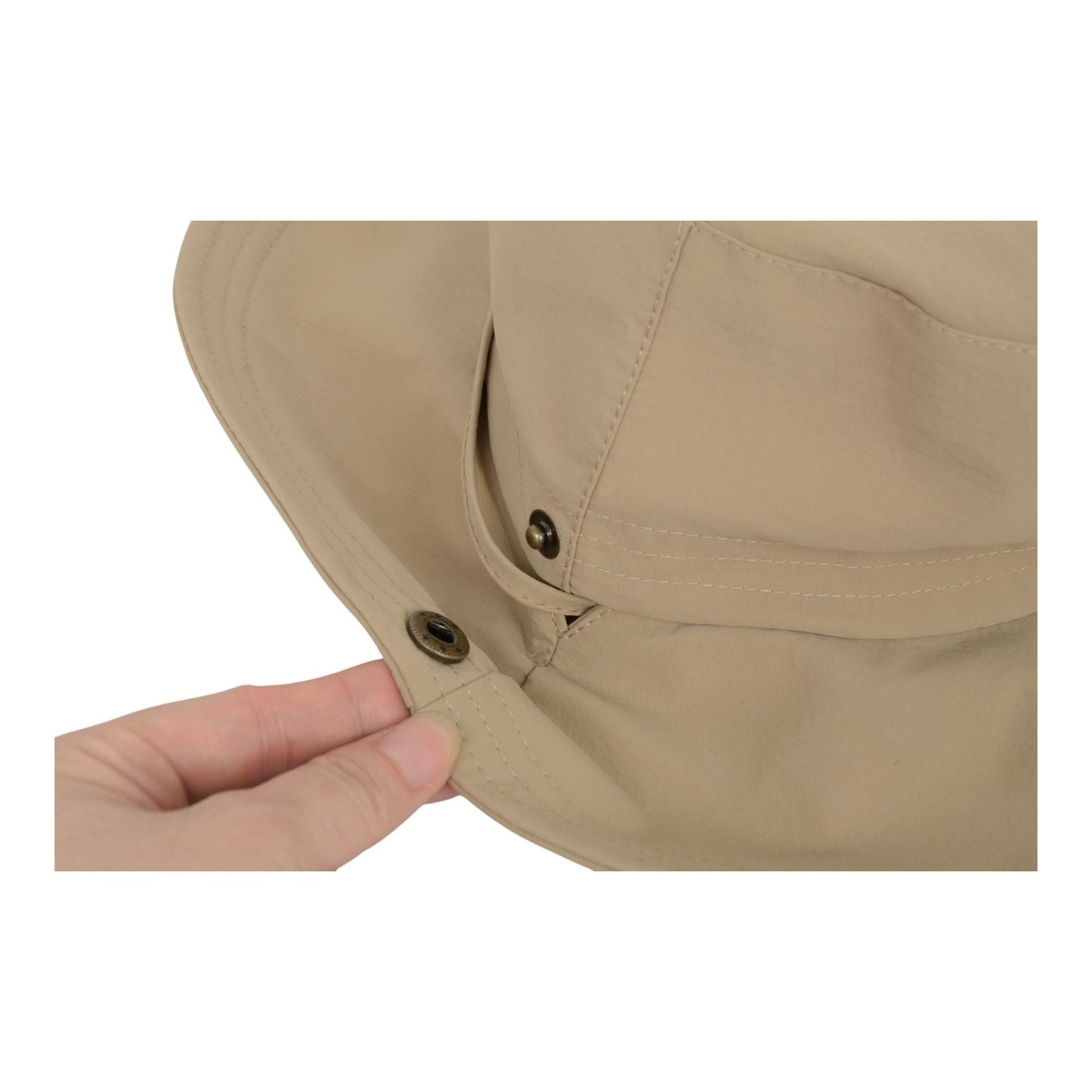 Anna-Kaci Foldable Wide Brim Bucket Hat with Chin Strap for Sun Protection and Outdoor Hiking Travel Beach Adventures