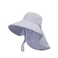 Anna-Kaci Women Ponytail Sun Hat Wide Brim Sun Hat with Flap Packable Adjustable Summer Beach Hat