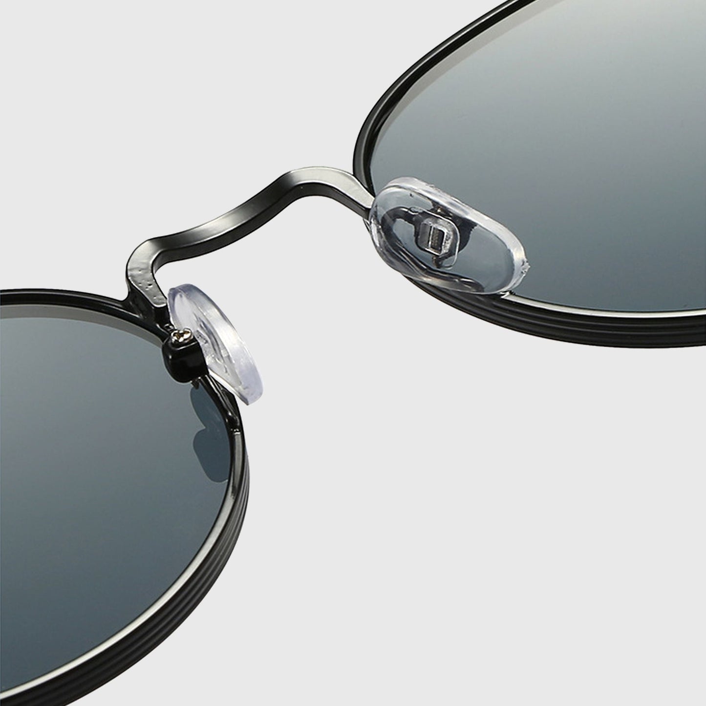 Anna-Kaci Women's Retro-Inspired Double-Bridge Square Sunglasses