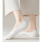 Anna-Kaci 5 Pairs Women Ice Silk Low Cut Liner Socks Deep Cut Design Anti-Slip Cotton Sole Breathable Invisible Socks for Flats