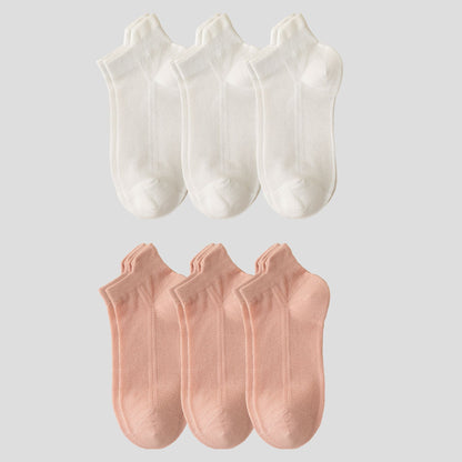 Anna-Kaci Women's No Show Socks Classic Thin Mesh Breathable 6pk