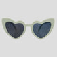 Anna-Kaci Active Women's Vibrant Heart-Shaped Fashion Sunglasses UV400 Protection