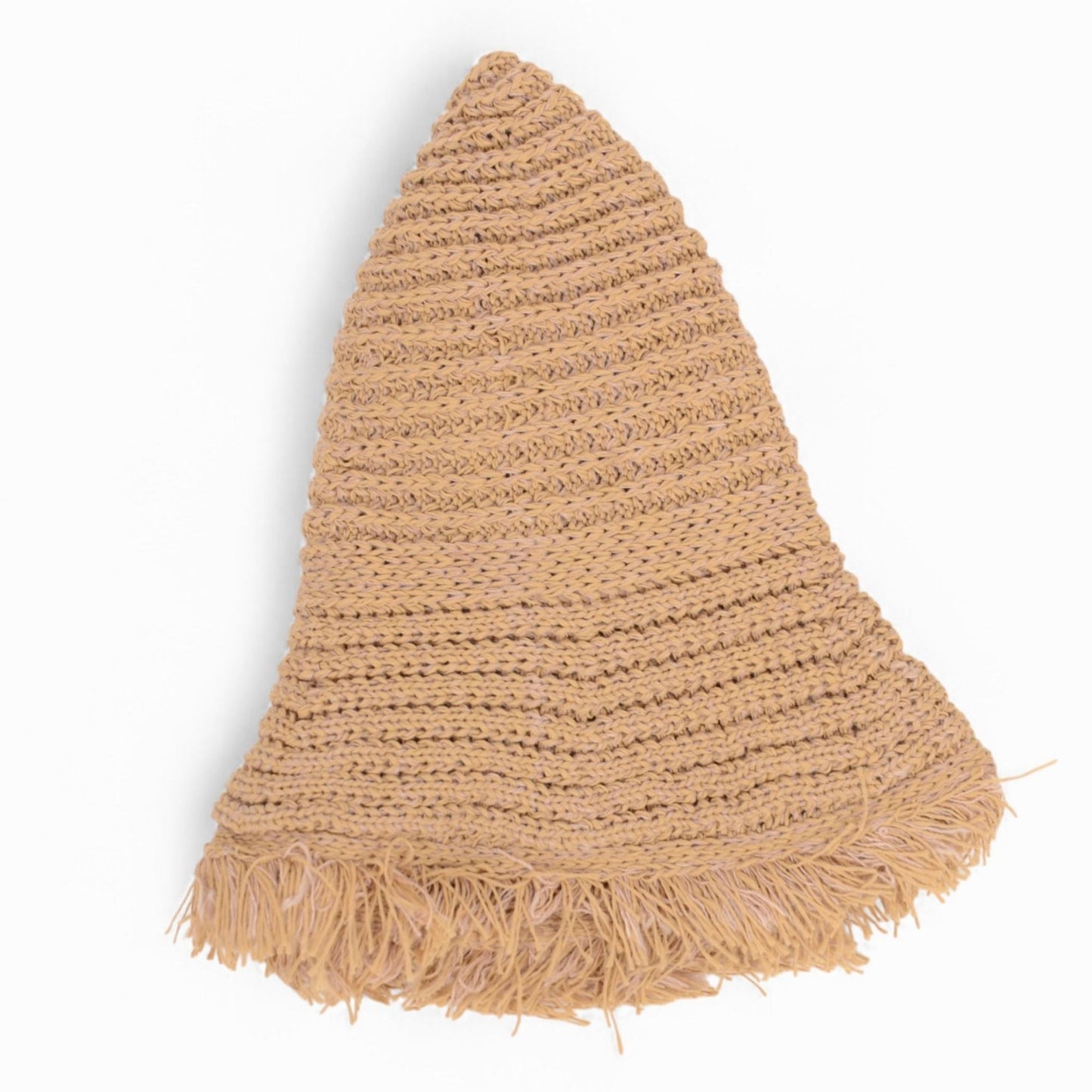 Anna-Kaci Women's Woven Bucket Hat with Soft Frayed Brim and Lightweight Straw Texture