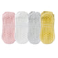 Anna-Kaci 4-Pack Women's Mesh Top Non-Slip Yoga Socks with Full Sole Grips and Breathable Lightweight Fabric