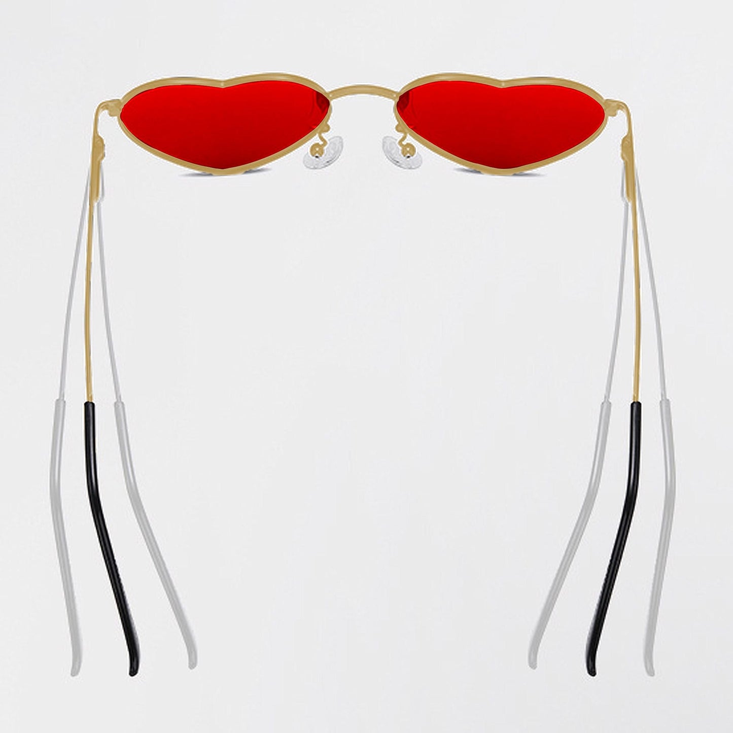 Anna-Kaci Women's Stylish Heart-Shaped Polarized Sunglasses UV400 Protection for Outdoor Activities