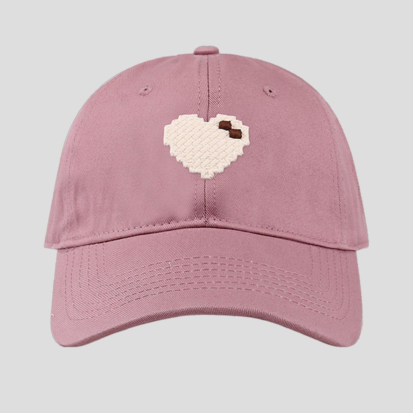 Anna-Kaci Women's Pixel Heart Wide - Brim Baseball Cap