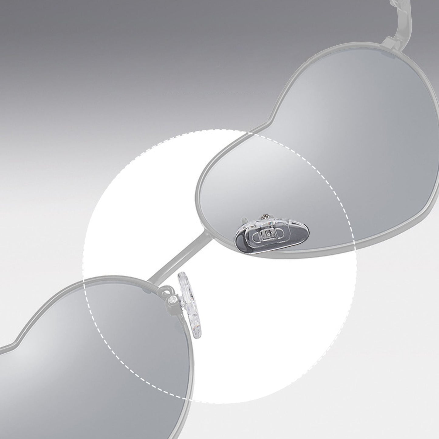 Anna-Kaci Women's Stylish Heart-Shaped Polarized Sunglasses UV400 Protection for Outdoor Activities