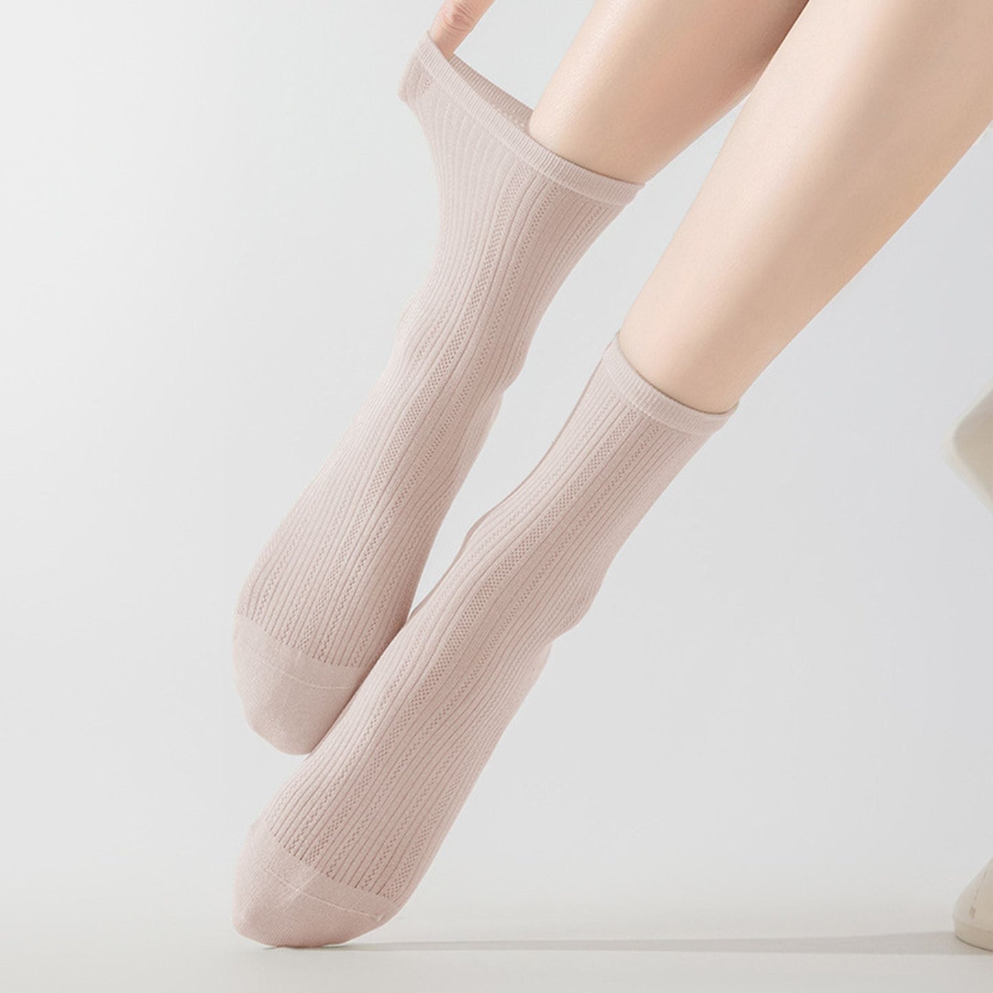 Anna-Kaci Women's Summer Ribbed Ankle Socks 6Pk