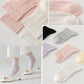Anna-Kaci Womens Lightweight Breathable Crew Socks 4-Pack Delicate Knit Pattern Soft Stretch Comfort Fit