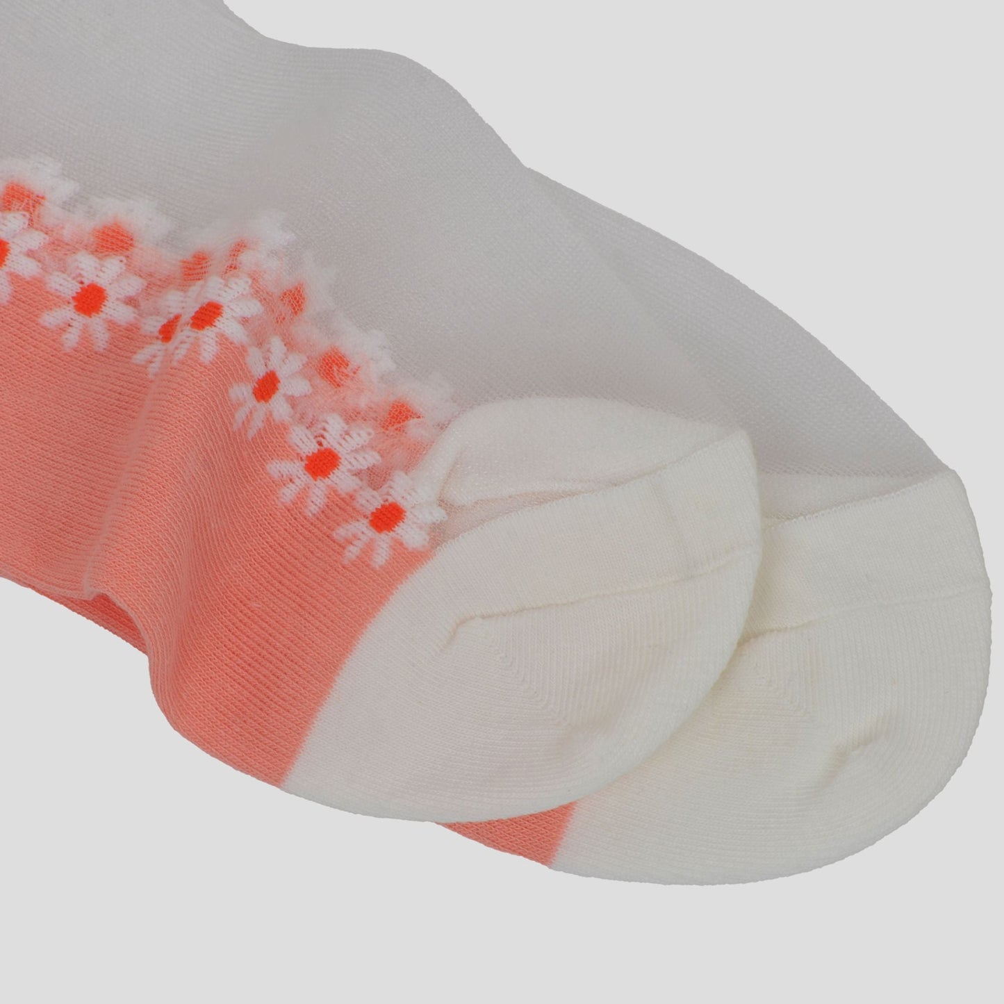 Anna-Kaci Women's Thin Semitransparent No - Show Socks 5pk Non-slip and Sweat-absorbent