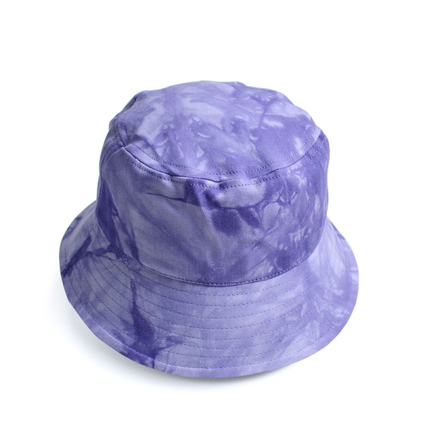 Anna-Kaci Summer Fisherman Hat Outdoor Travel Tie Dye Bucket Hat with Wide Brim Casual Sun Protection