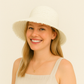 Anna-Kaci Women's Woven Bucket Hat with Soft Frayed Brim and Lightweight Straw Texture