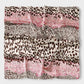 Anna-Kaci Women's Square Satin Scarf with Mixed Animal Print Pattern and Lightweight Silky Texture