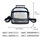 Anna-Kaci Trendy Clear Transparent Women's Shoulder Bag with Iridescent Trim