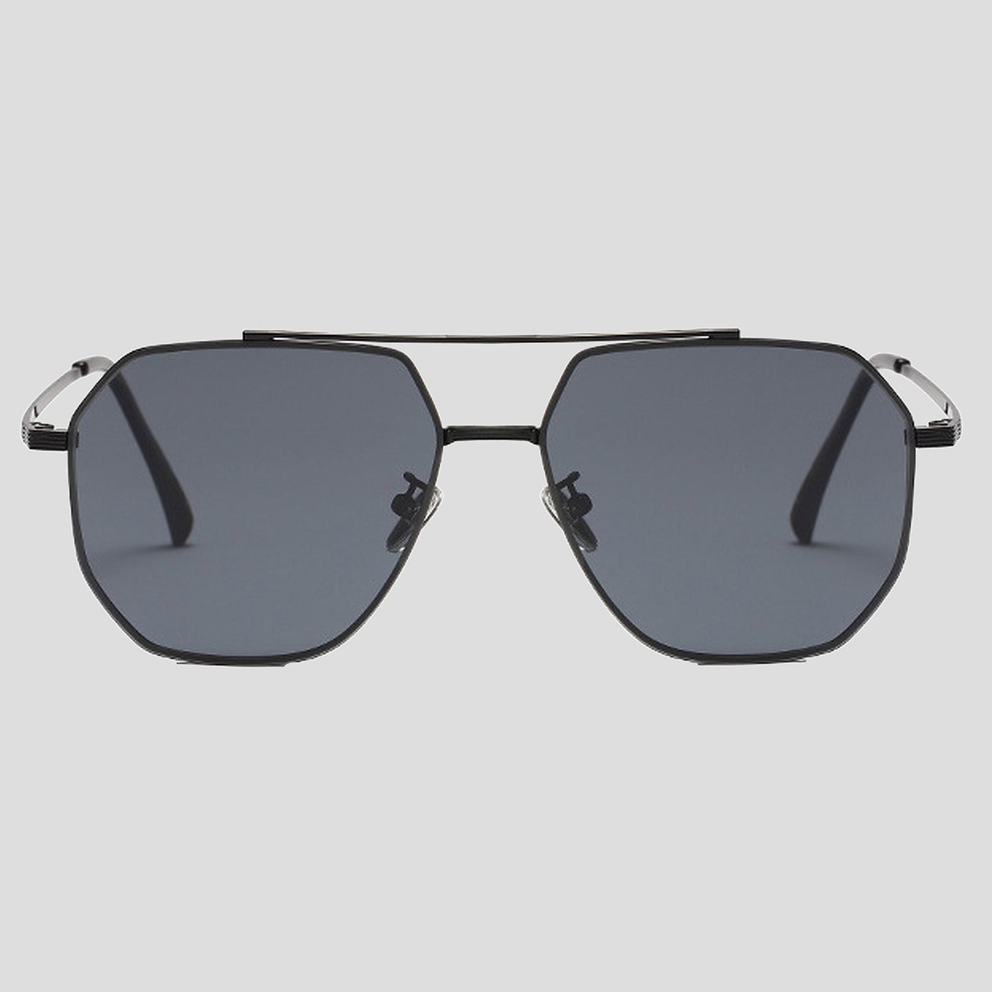 Anna-Kaci Women's Rimmed Hexagonal Polarized Aviator Sunglasses UV400 Protection