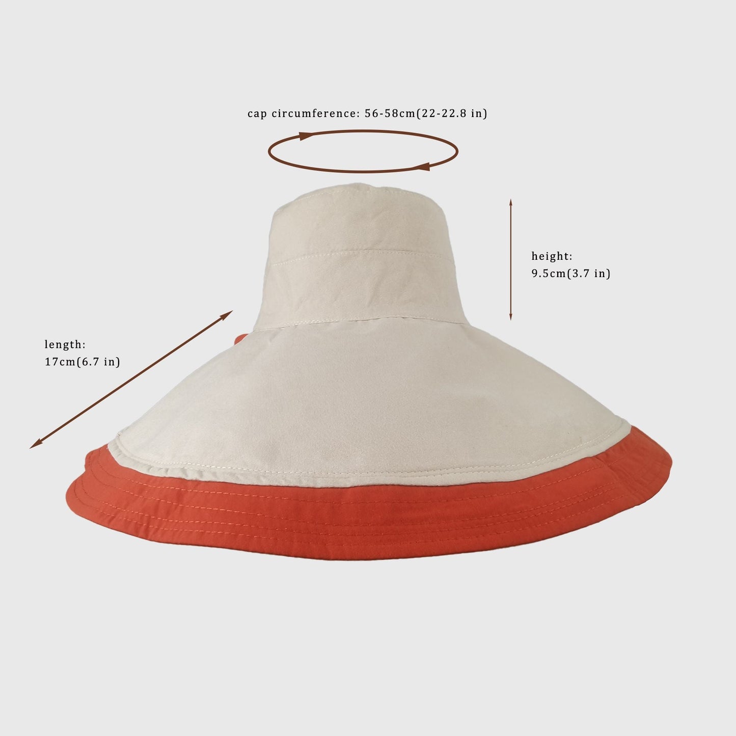 Anna-Kaci Women's Reversible Wide - Brim Sun Hat with Adjustable Chin Strap