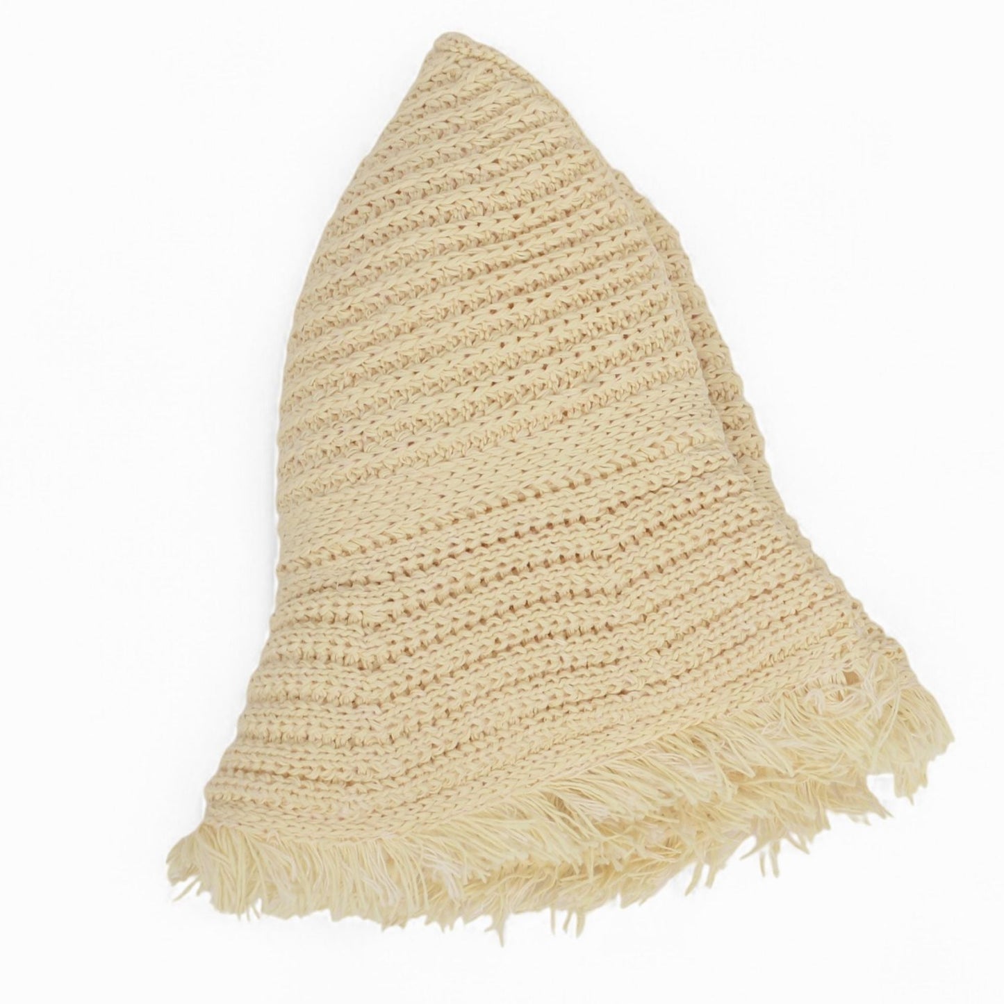 Anna-Kaci Women's Woven Bucket Hat with Soft Frayed Brim and Lightweight Straw Texture