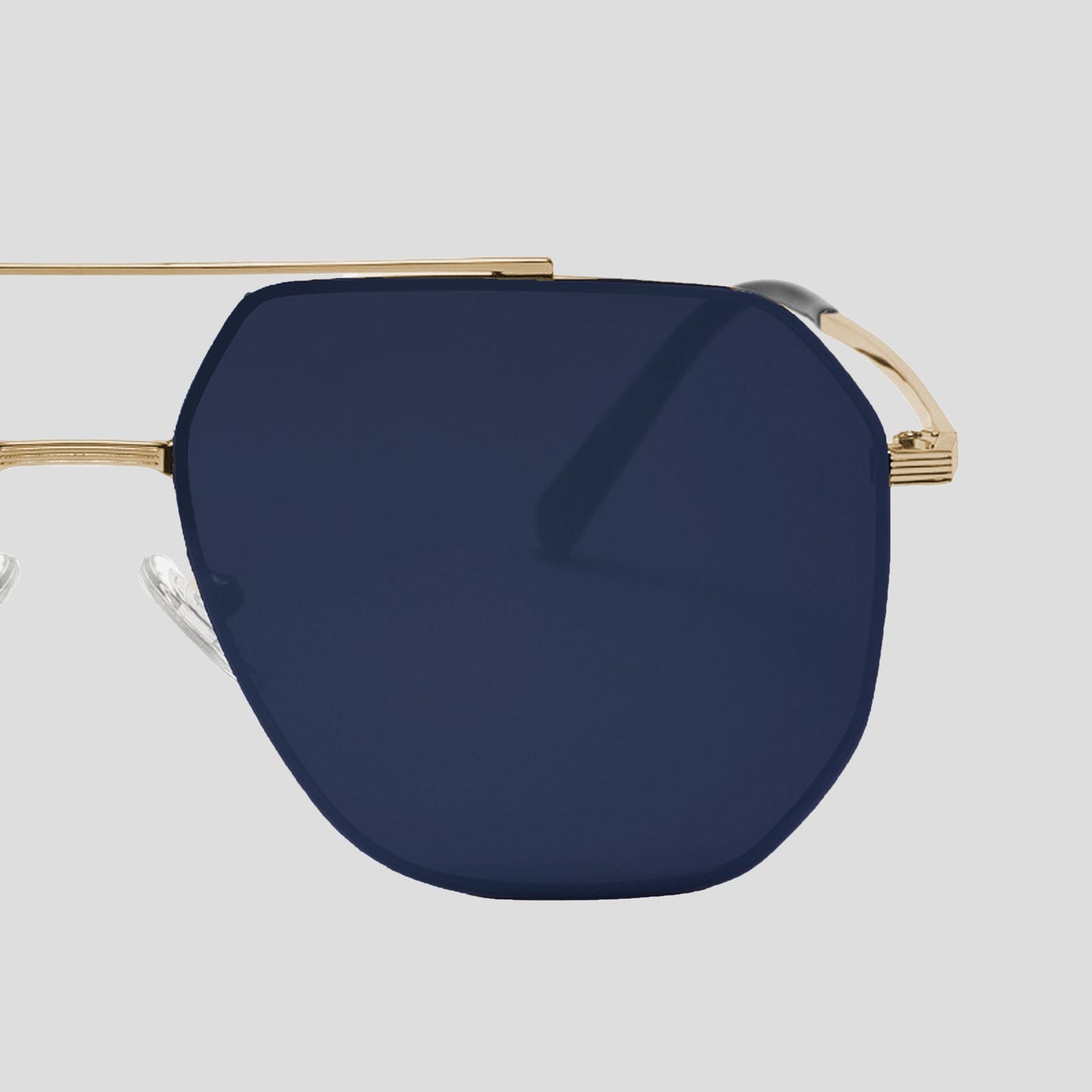 Anna-Kaci Women's Rimmed Hexagonal Polarized Aviator Sunglasses UV400 Protection