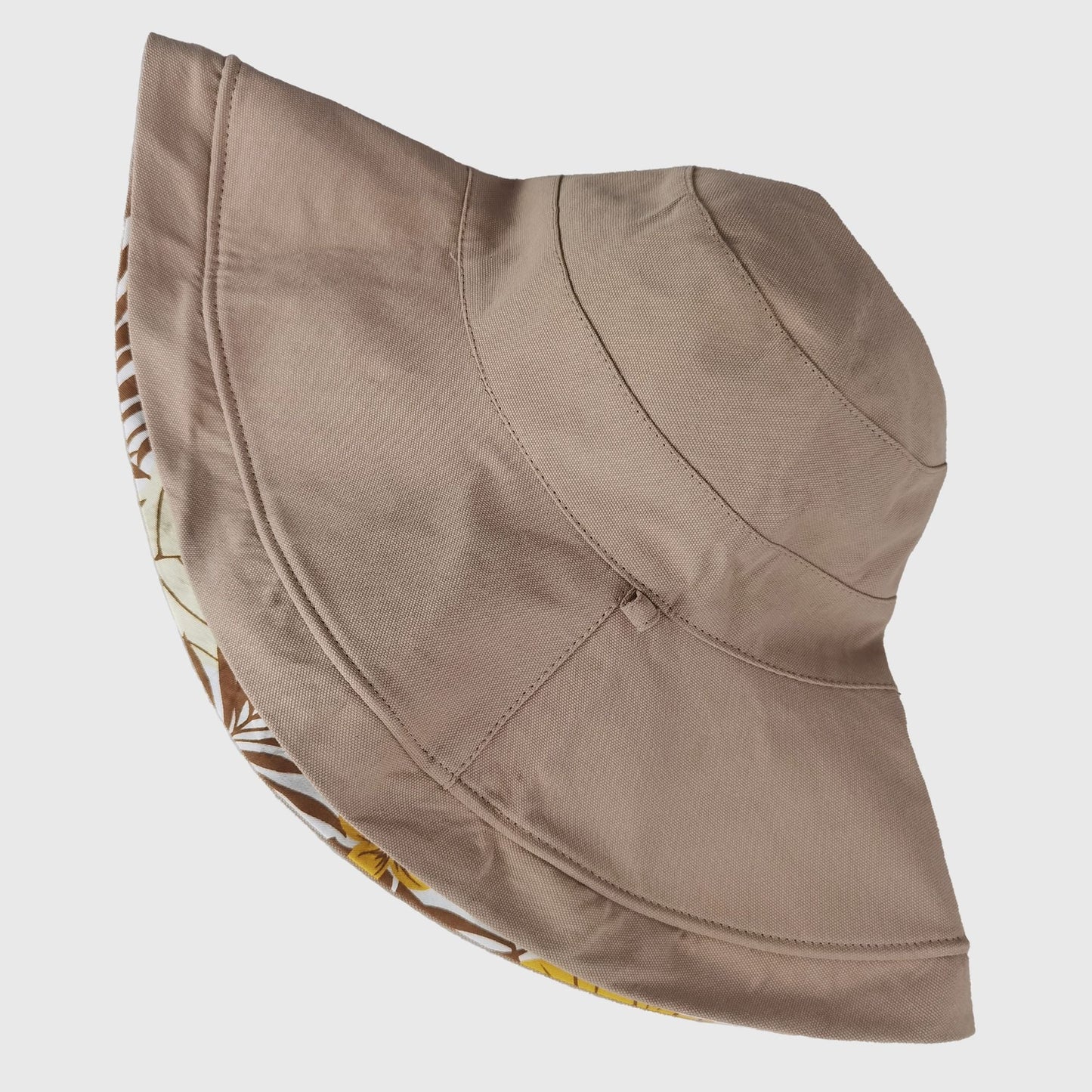 Anna-Kaci Women's 2-in-1 Double-Sided Bucket Hat with Floral & Solid Design