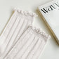 Anna-Kaci Women's Adorable Ruffled Lace-Up Socks Wicking Cotton for Casual Comfort 3 Pairs