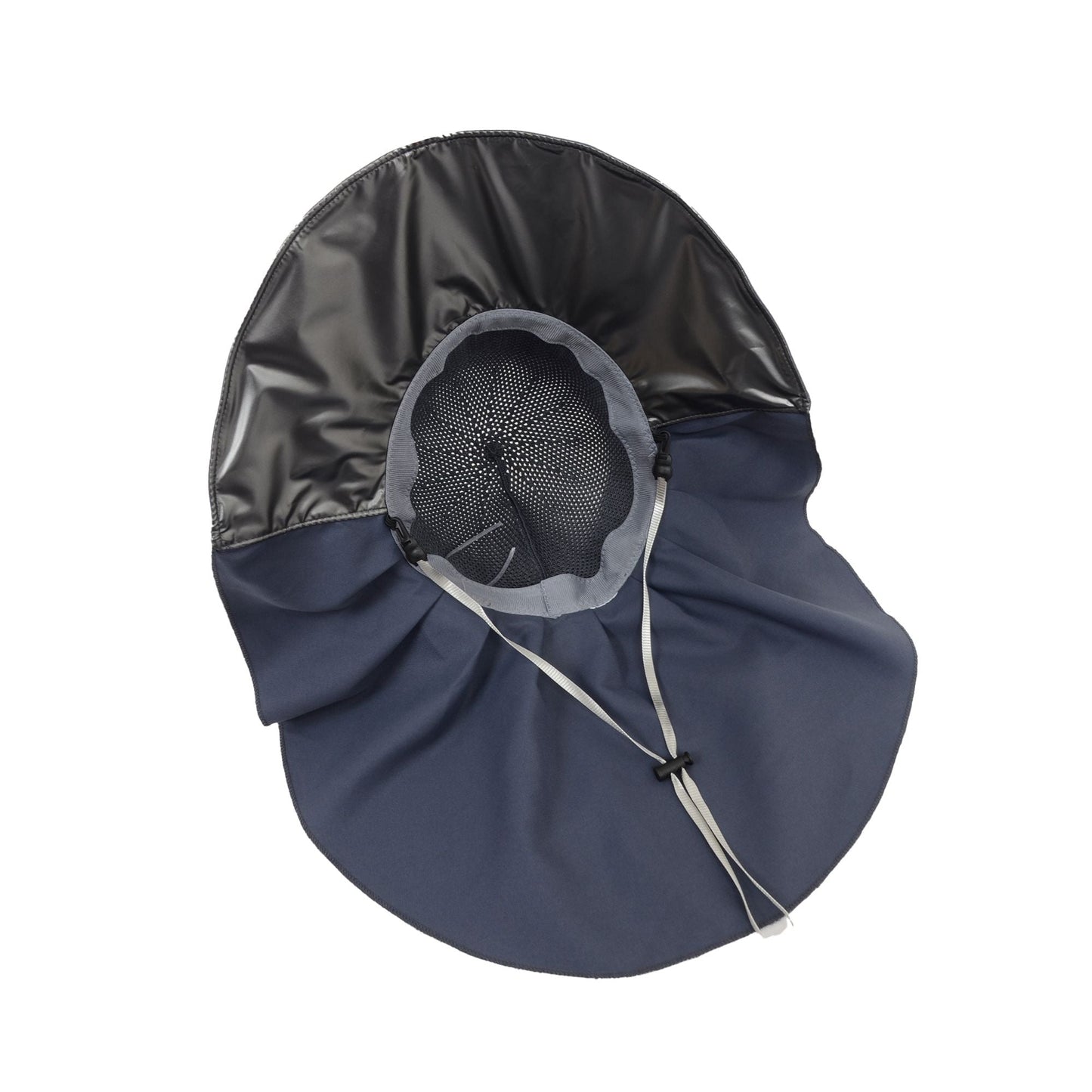 Anna-Kaci Womens Mesh Panel Wide Brim Sun Hat with Back Flap UV Protection and Tie Detail for Outdoor Activities