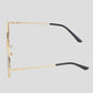 Anna-Kaci Elegant Gold - Rimmed Round Women's Polarized Sunglasses UV400 Protection