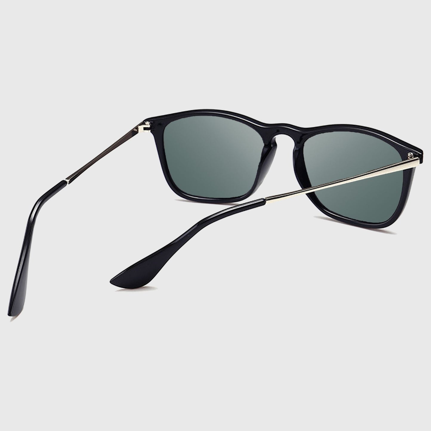 Anna-Kaci Women's Trendy Square Metal Arm Sunglasses