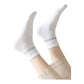 Anna-Kaci 5 Pairs Women Cotton Ankle Socks with Pastel Striped Cuffs Soft Breathable Knit Fabric for Everyday Comfort