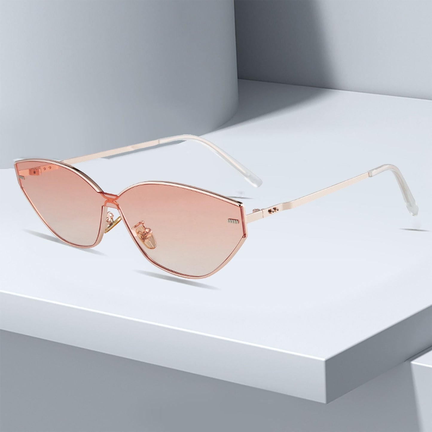 Anna-Kaci Women's Stylish Cat-Eye Polarized Sunglasses UV400 Protection