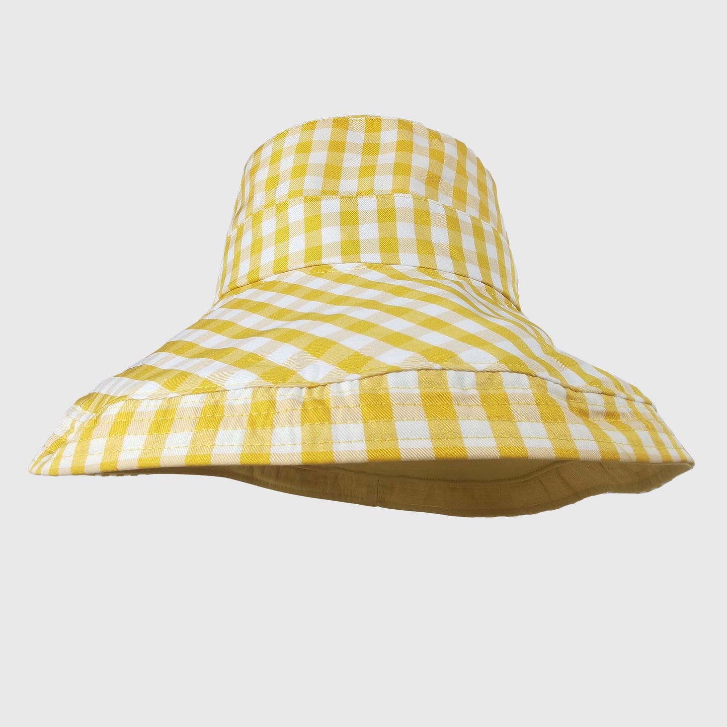 Anna-Kaci Women's Reversible Checkered Bucket Hat with Chin Strap