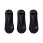 Anna-Kaci Men's No-Show Mesh Socks with Non-Slip Silicone Heel Grip and Breathable Low-Cut Design 3-Pack
