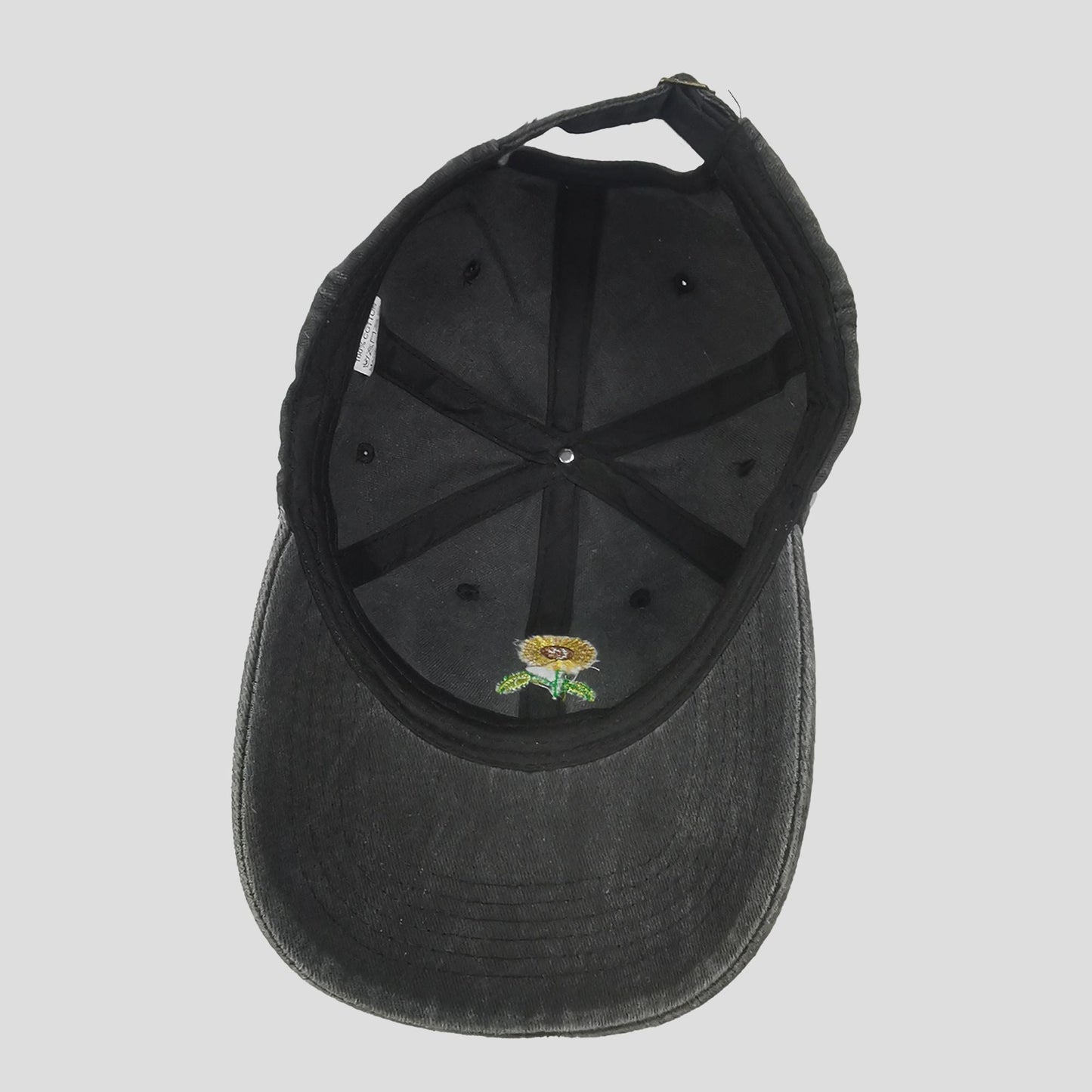 Anna-Kaci Women's Baseball Cap with Sunflower Embroidery