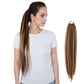 Alilang 24 Inch Long Straight Ponytail Extension Elastic Ring Long Straight Hair For Daily and Special Occasions