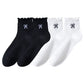 Anna-Kaci Women's 4-Pair Pack Sheer Ribbed Ankle Socks with Ruffled Trim and Embroidered Bow Detail in Multiple Color Combinations