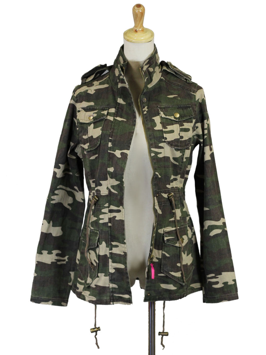 Thread And Supply The Peace Out Camouflage Vintage Distressed Anorak Jacket - ALILANG.COM