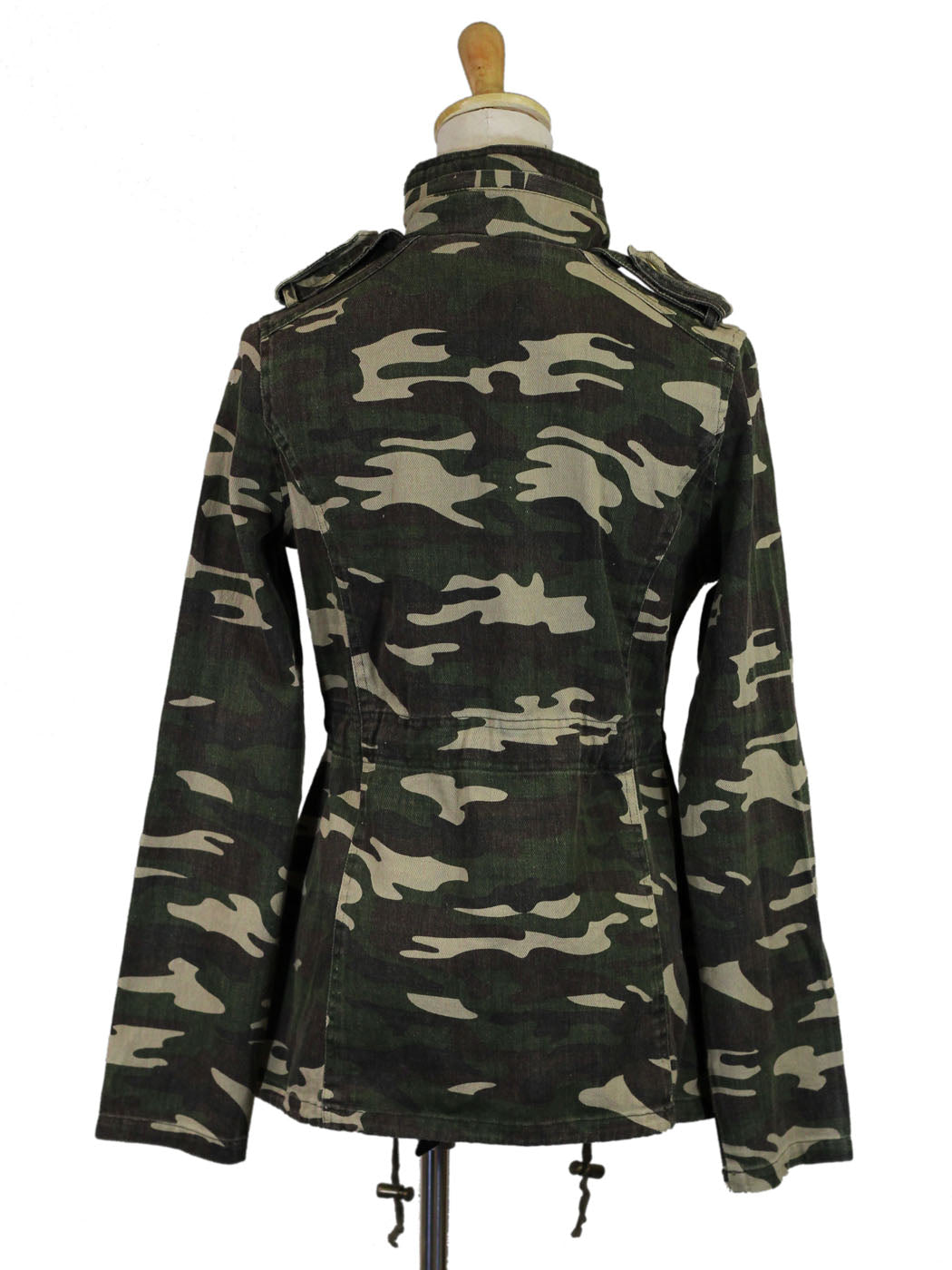 Thread And Supply The Peace Out Camouflage Vintage Distressed Anorak Jacket - ALILANG.COM