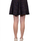 Basil And Lola Cute And Girly Black Multicolored Speckled Skater Style Skirt - ALILANG.COM