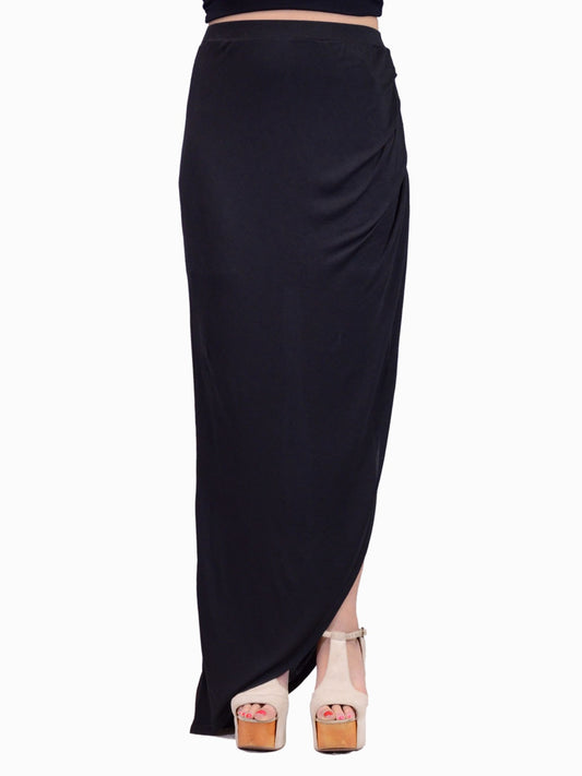 Gentle Fawn Brand Lavish High Side Slit Tulip Style Long Maxi Skirt - ALILANG.COM