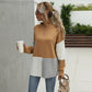 Color Blocked Lux Sweater