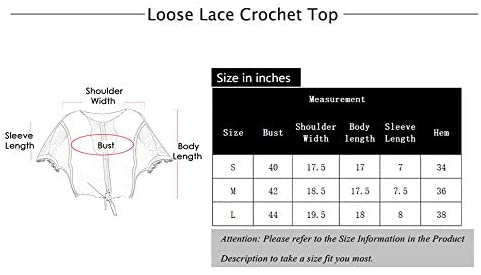 White Lace Crochet Blouse Tie Knot Top