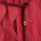 Millibon Special Holiday Vertical Zig Zag Design Long Sleeves Tie Waist Dress - ALILANG.COM