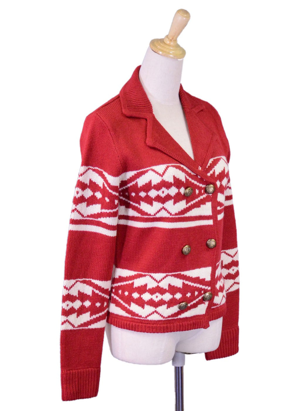Flying Tomato Cozy Double Breasted Collar Button Up Cardigan Sweater - ALILANG.COM