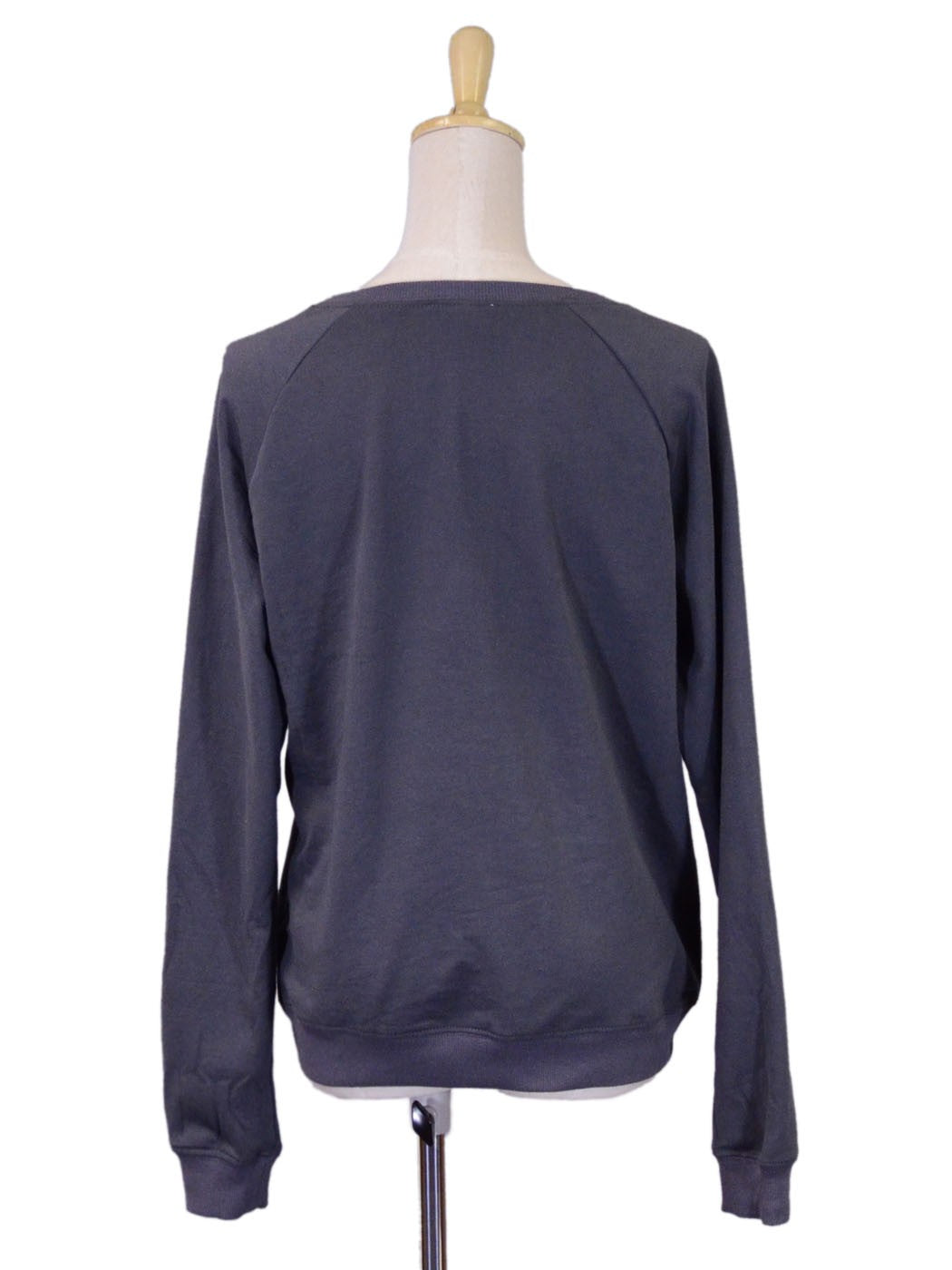 En Creme Studded Heart Shape Pullover Long Sleeves Sweatshirts Sweater - ALILANG.COM