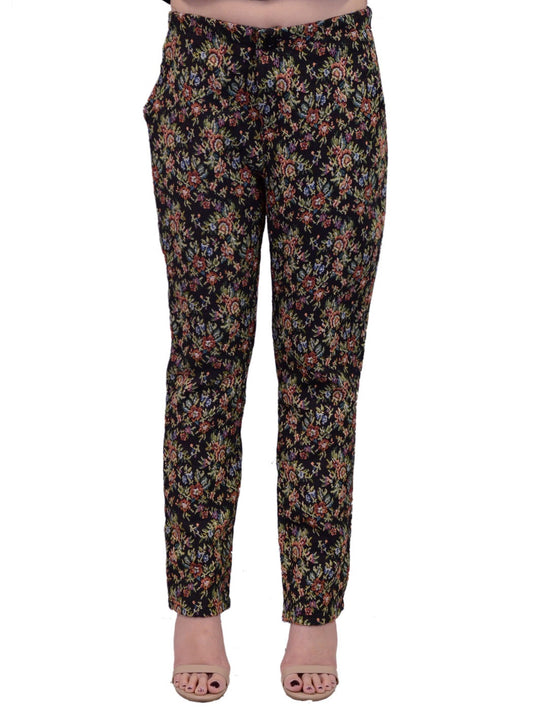 Oxford Circus Granny Garden Paradise Floral Print Skinny Straight Leg Pants