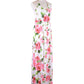 Lush Tea Party Rose Flower Print Garden Love T-Back V-Neck Maxi Spring Dress
