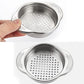 Dodolly Tuna Strainer Stainless Steel Food Can Strainer Sieve Metal Tuna Press Lid Canning Colander Oil Drainer Tuna Can Filter for Beans Vegetables, 4.6 x 3.7
